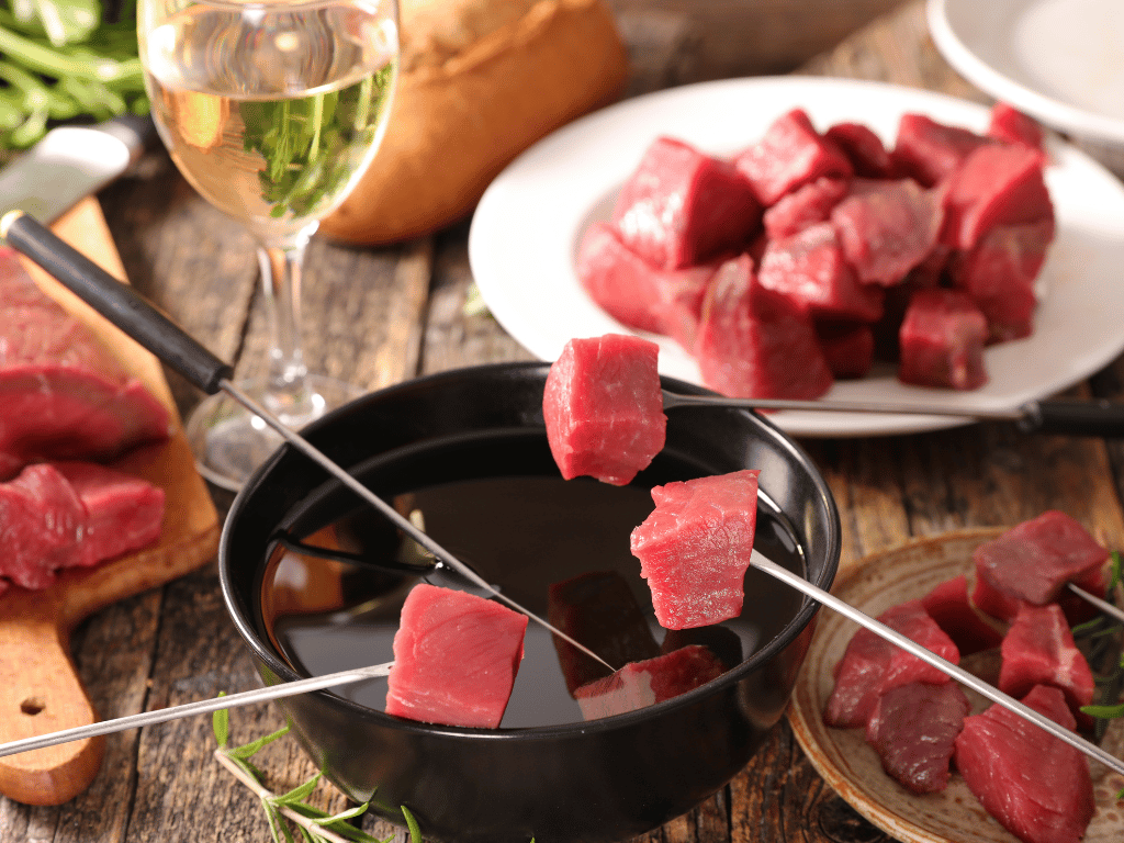 Viande pour fondue bourguignonne - 4 personnes