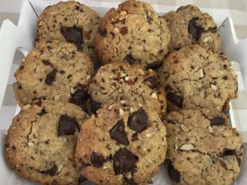 4 Cookies Amandes-Chocolat noir