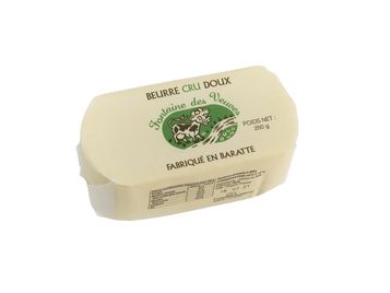 Beurre de Baratte doux au lait cru BIO, 250g