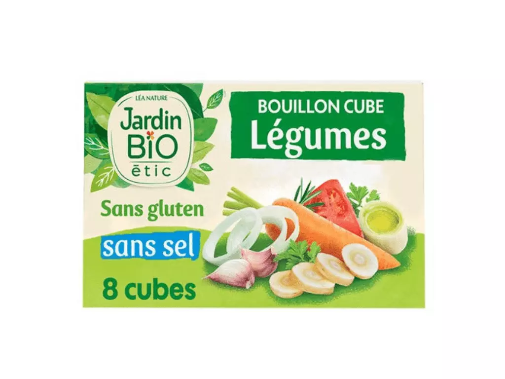 Bouillon cube Légumes sans gluten - Jardin BIO