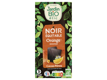 Chocolat noir Orange - Jardin BIO