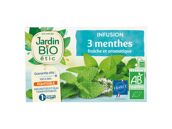 Infusion 3 Menthes - Jardin BIO