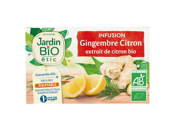 Infusion Gingembre Citron - Jardin BIO